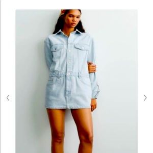 Zara denim dress small